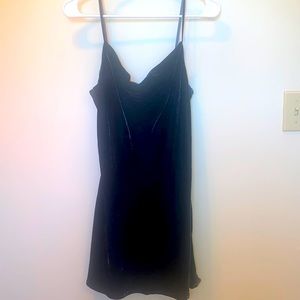Never been worn, Renamed Navy Blue velvet mini dress. Size Small.